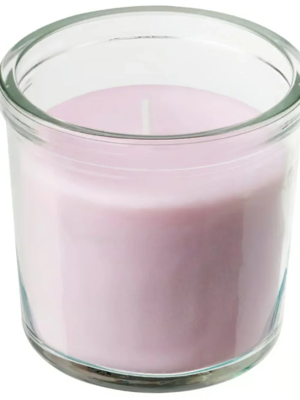 LUGNARE 605.044.27 Scented candle in glass, Jasmine/pink, 20 hr